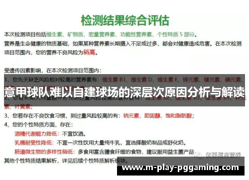 意甲球队难以自建球场的深层次原因分析与解读